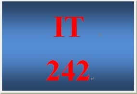 IT 242 Week 6 Router and Switch Configuration
