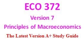 ECO 372 Week 2 Product Purchases and the Economy