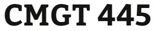 CMGT 445 Week 4 Part A, Systems Analysis and Design