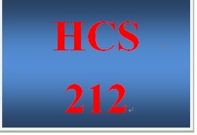HCS 212 Week 2 Health Care Terms Worksheet