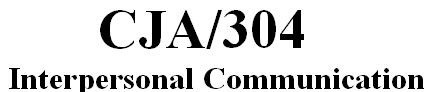CJA 304 Week 5 Individual Paper - Press Release Paper