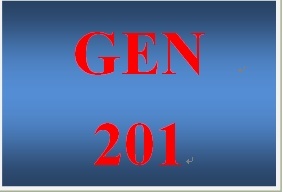 GEN 201 Week 5 Career Interests and Market Research