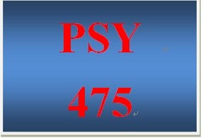 PSY 475 Week 5 Issues in Psychological Testing Worksheet