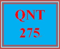 QNT 275 Week 5 Apply Connect Week 5 Case