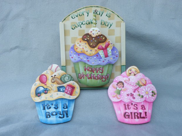 e454 Everyday Cupcakes Baby Boy-Baby Girl-Birthday