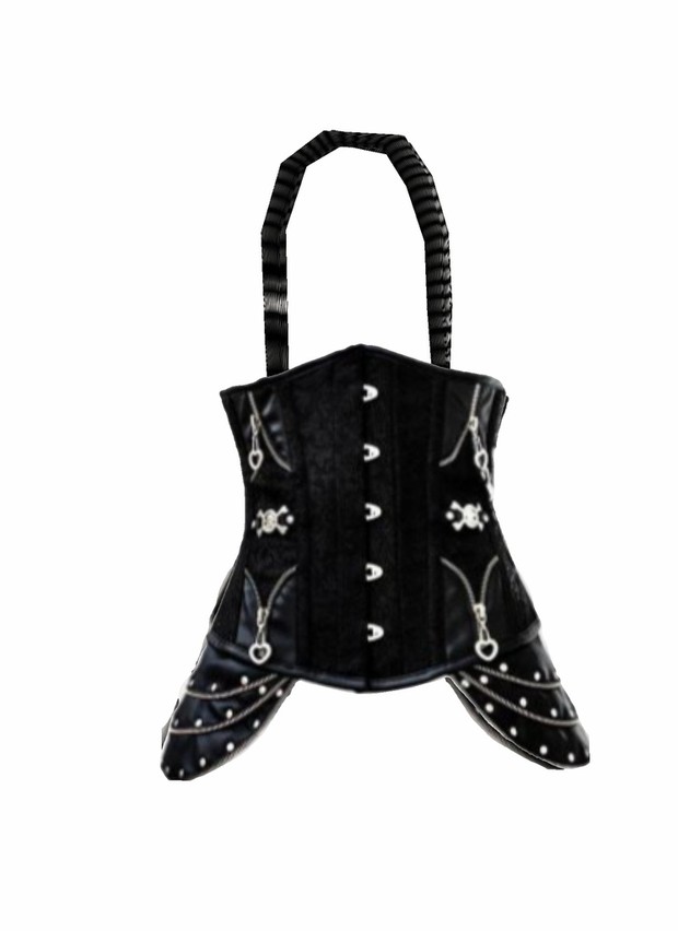 Black corsetbag