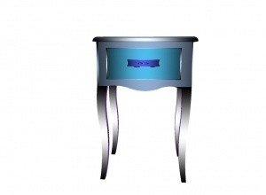 Bedside table mesh vintage, baroque