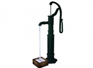 Water pump vintage mesh