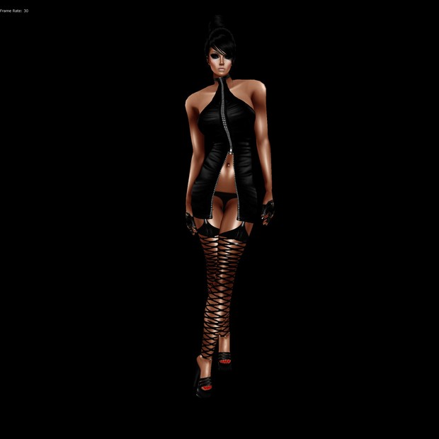 Zipper dress GA-AP