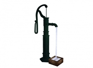 Water pump vintage mesh