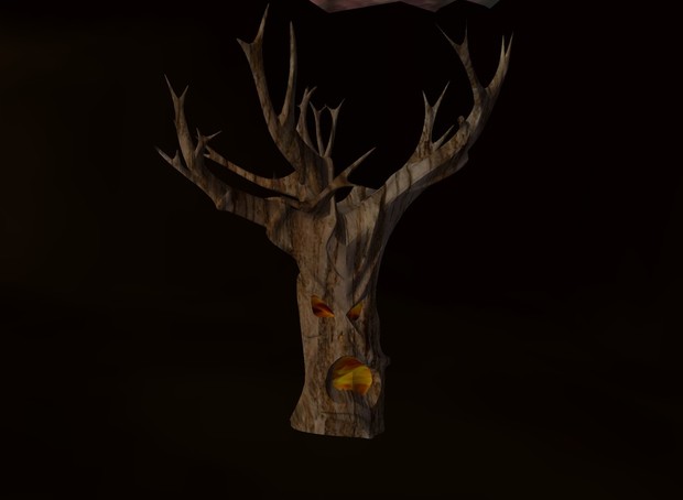 Spooky tree halloween
