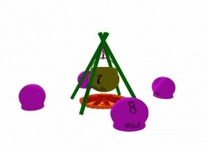 Witches cauldron Halloween