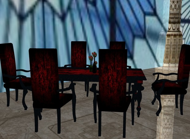 Baroque Table Set Mesh