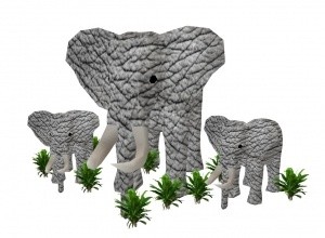 African Elephant MESH