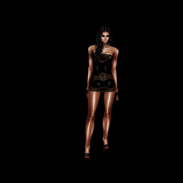 06 Black sexy mini dress AP + GA