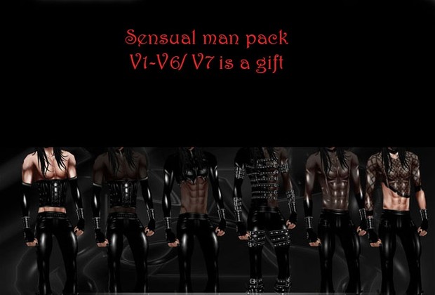 Sensual man pack V1-V6/ V7 is a gift