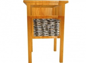 Sidetable wit basket MESH