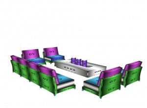 Outdoor chair setv2 MESH