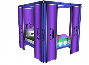 Bed w. Drapes MESH