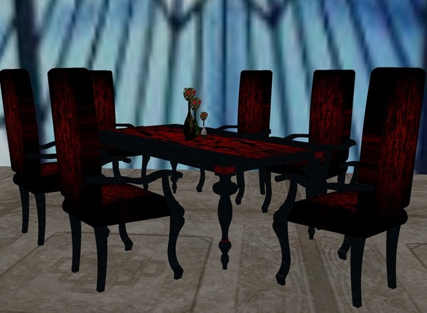 Baroque Table Set Mesh