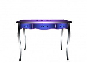 Small vintage table baroque
