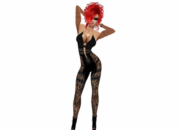 Black laced Bodysuit GA + AP