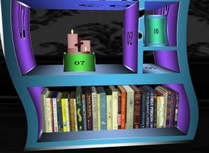 (Halloween) bookshelf