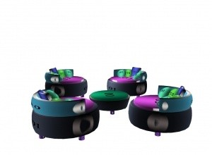 round chair group mesh