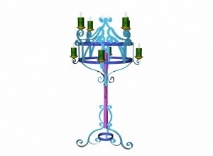 Gothic-Revival-Candlestand