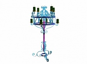 Gothic-Revival-Candlestand