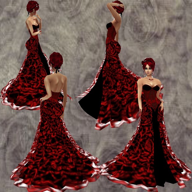 Lacedress red black