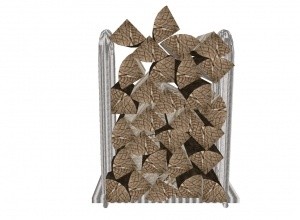 Wood pile mesh