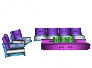 Outdoor Chair set V3 MESH