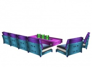 Outdoor Chair set V3 MESH