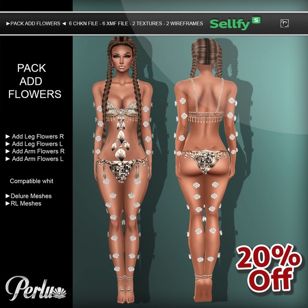 ::: PACK ADD FLOWERS :::