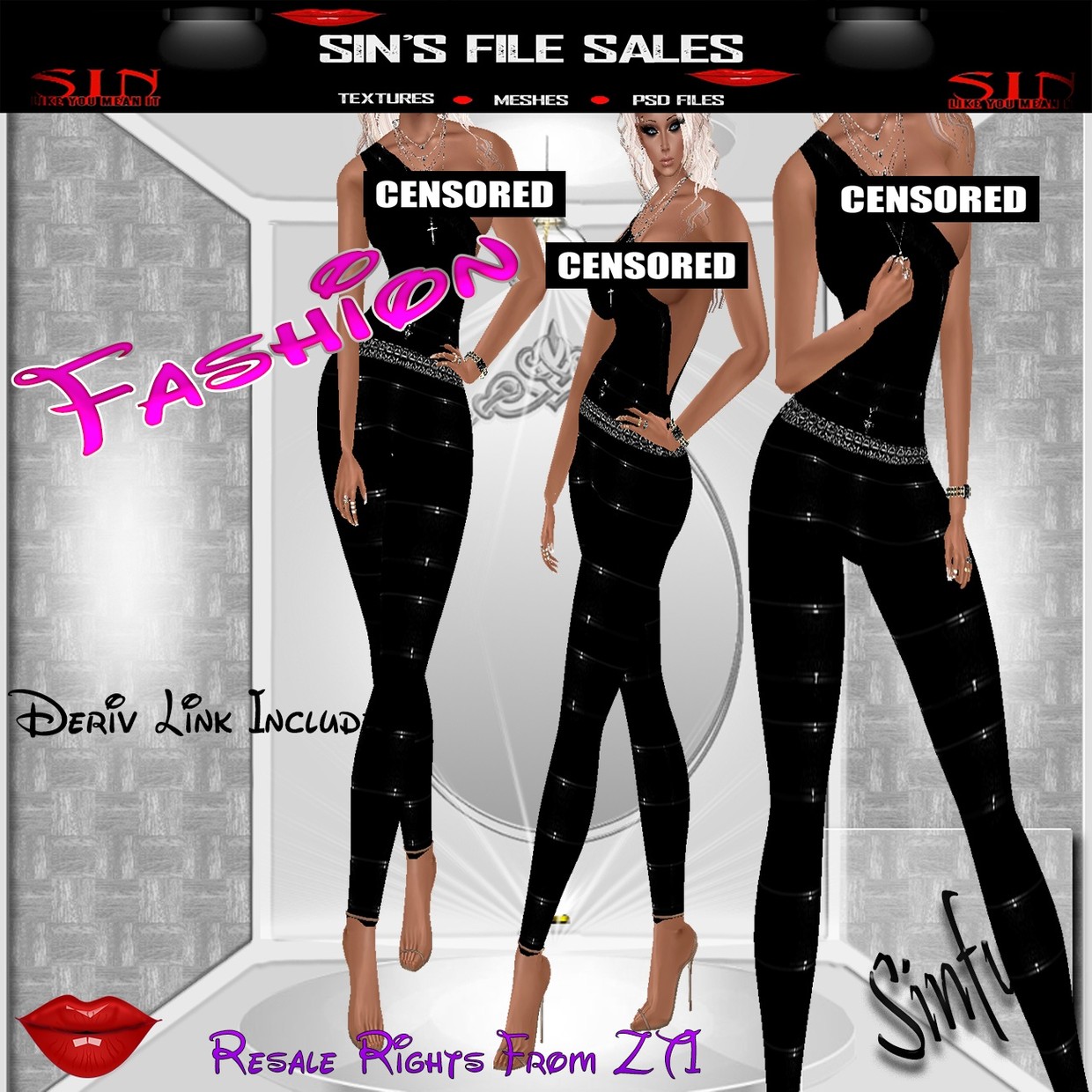 Fashion IMVU Shop and File Sales