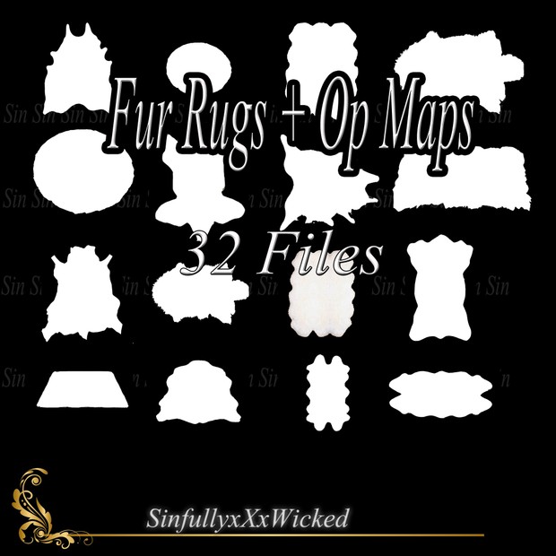 Fur Rugs + Op Maps (32 files)