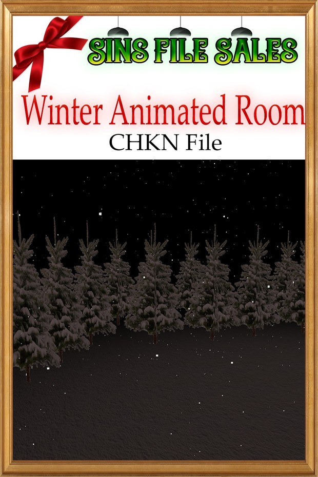 Winter Room Mesh *Animated Snow* Chkn