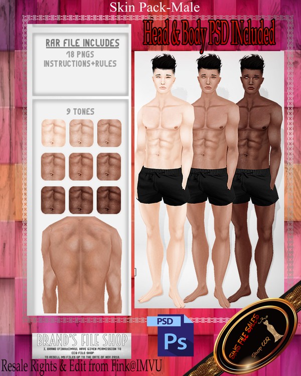 Sellfy Imvu Skin Sellfy Imvu Skin