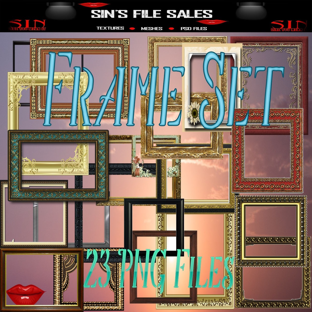 Frame Pack *Png Files IMVU Shop and File Sales