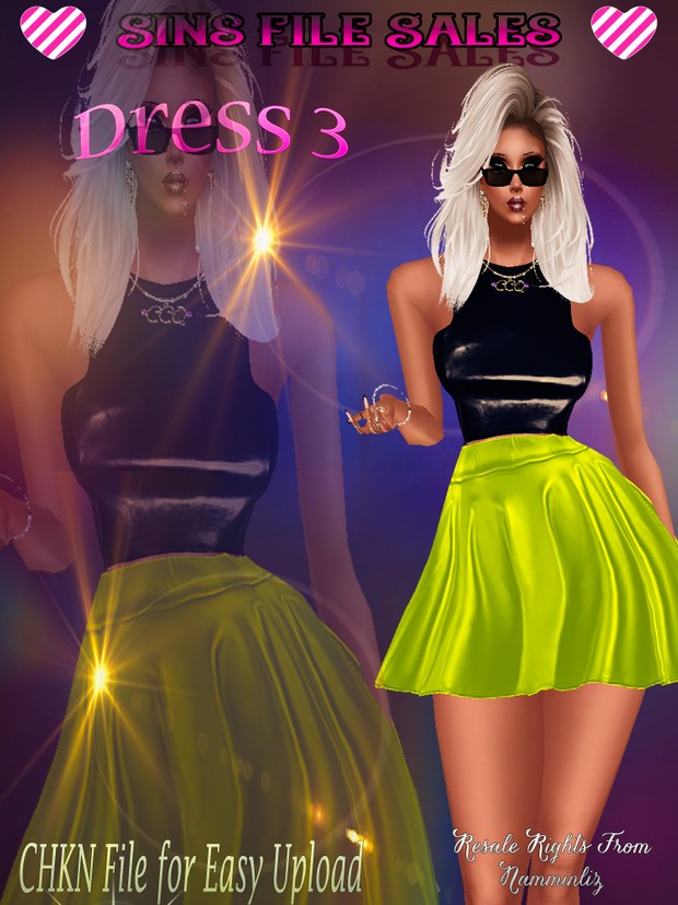 Dress 3 *CHKN Included( Click for Purchase Link $1.25)