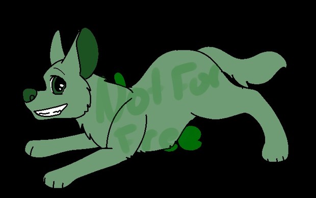 Hyena/ wild dog adoptable