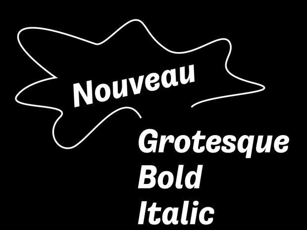 Nouveau Grotesque Bold Desktop 1-3 User