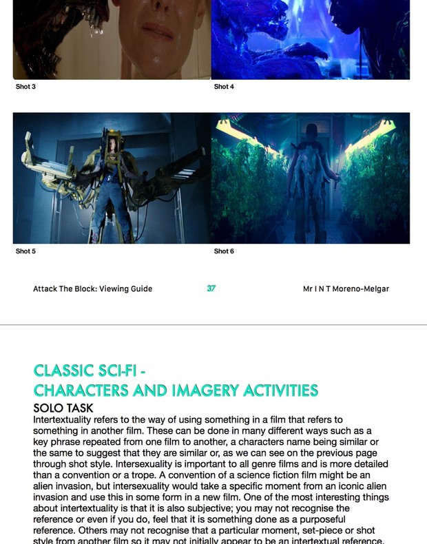 Attack the Block - a comprehensive scheme of work and eBook for GCSE Film Studies.