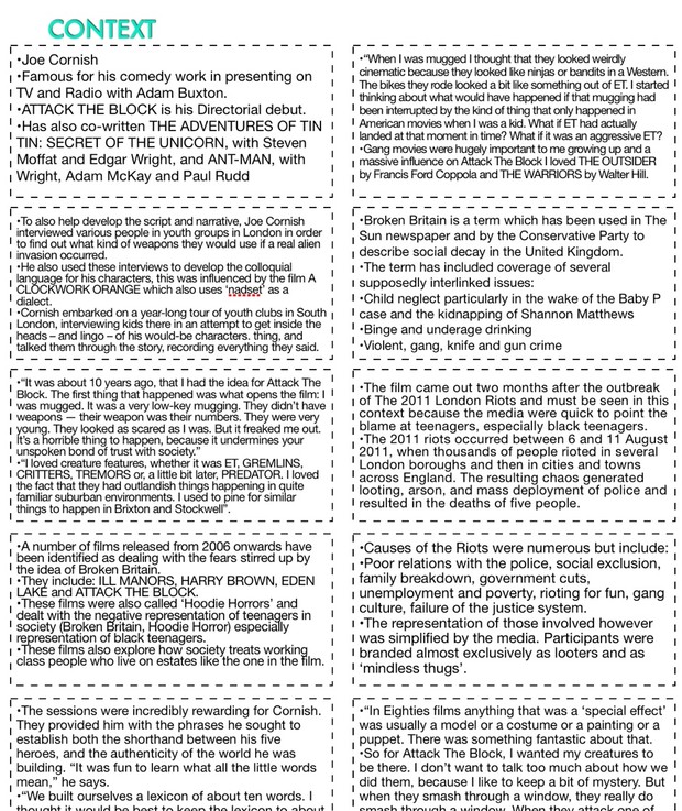Attack the Block - a comprehensive scheme of work and eBook for GCSE Film Studies.