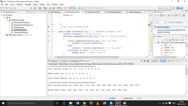 CS 249 Project 4 - Radix Sort & Binary Search Trees