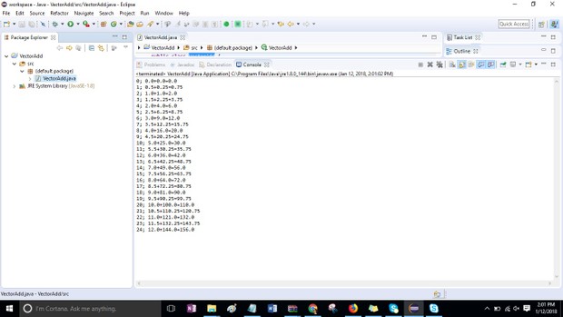 Program that creates three vector Solution