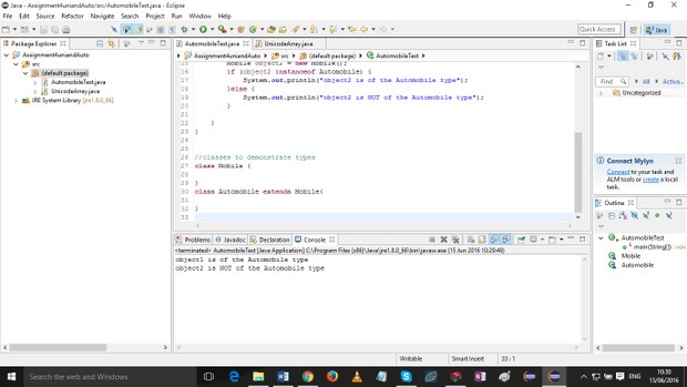 III. Programming tasks