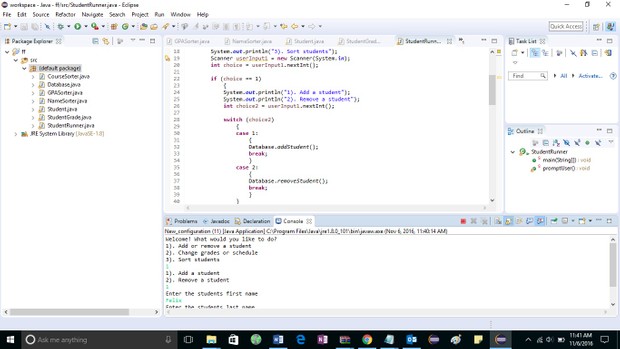 Program that will maintain the registration o fcollege Students Solution
