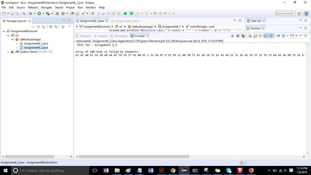 CSIS 312 Assignment 6 Factorial Calculator Solution